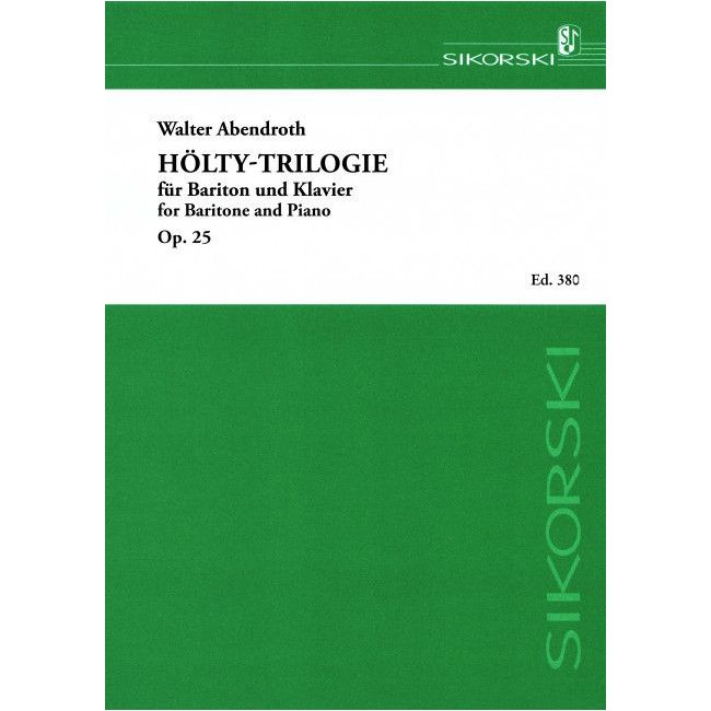 Abendroth, Walter - Hölty-Trilogie op. 25
