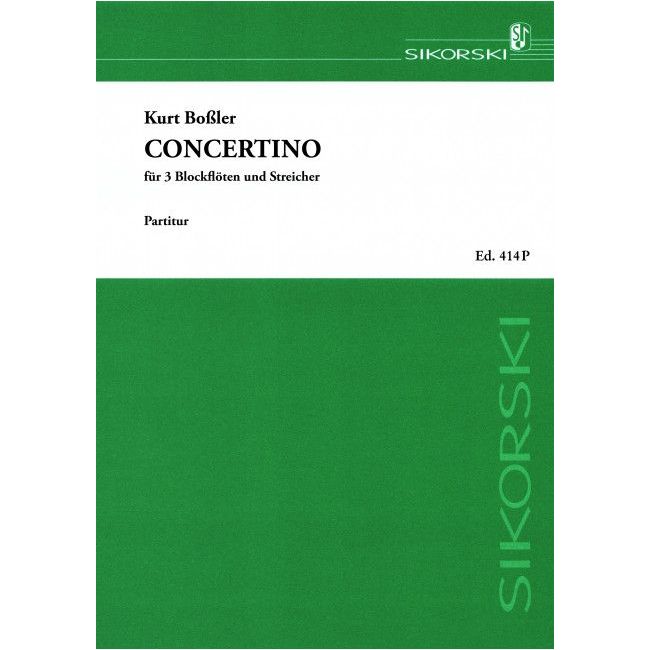 Boßler, Kurt - Concertino