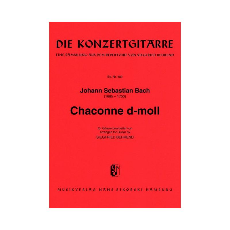 Bach, Johann Sebastian - Chaconne