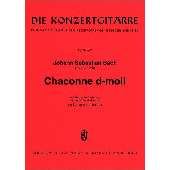 Bach, Johann Sebastian - Chaconne