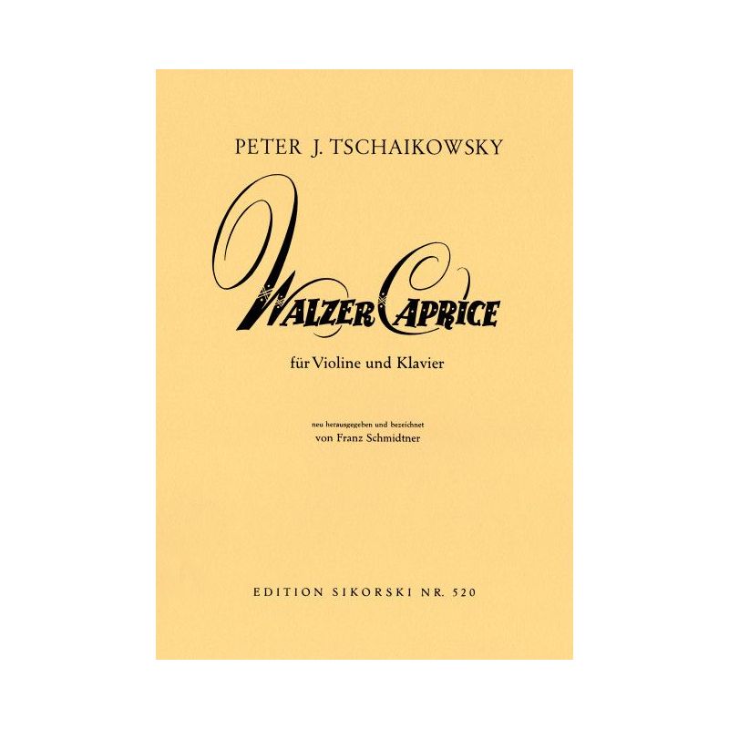 Tchaikovsky, Peter Iljitsch - Walzer-Caprice op. 34