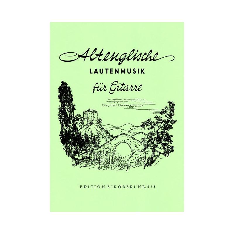 Alte europäische Lautenmusik für Gitarre