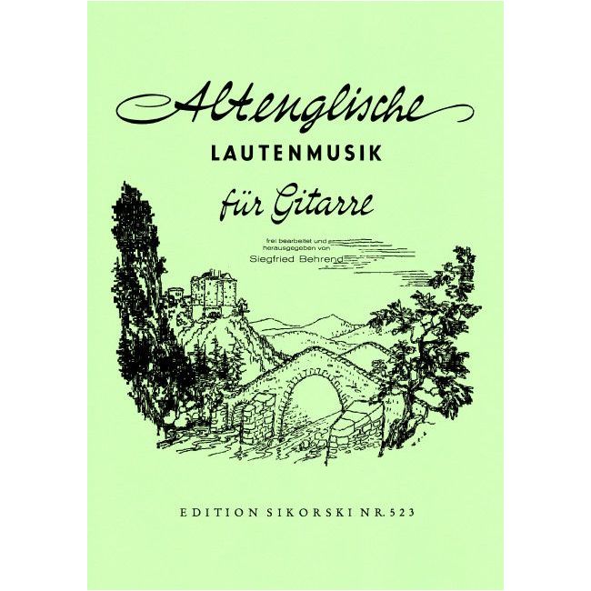 Alte europäische Lautenmusik für Gitarre