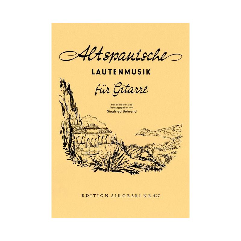 Alte europäische Lautenmusik für Gitarre