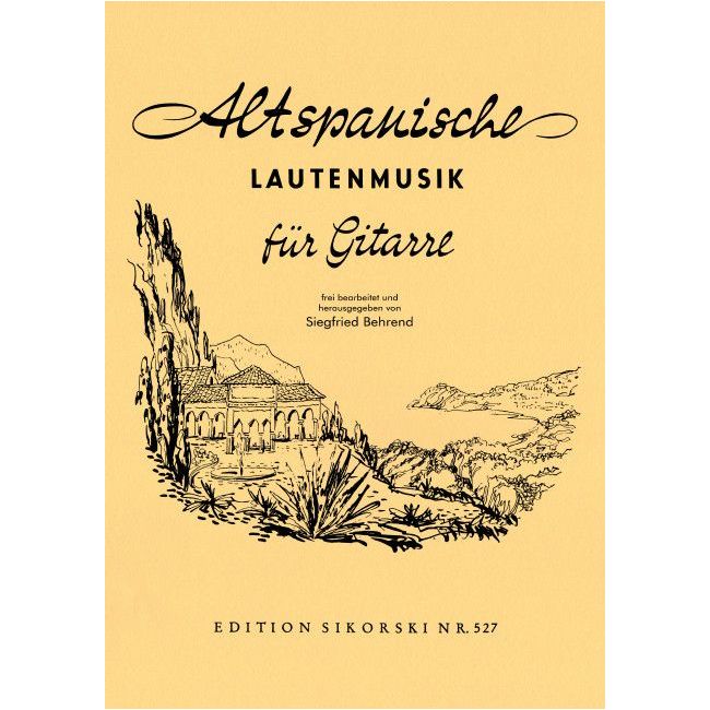 Alte europäische Lautenmusik für Gitarre