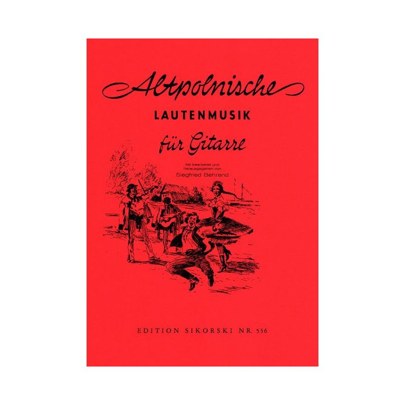 Alte europäische Lautenmusik für Gitarre
