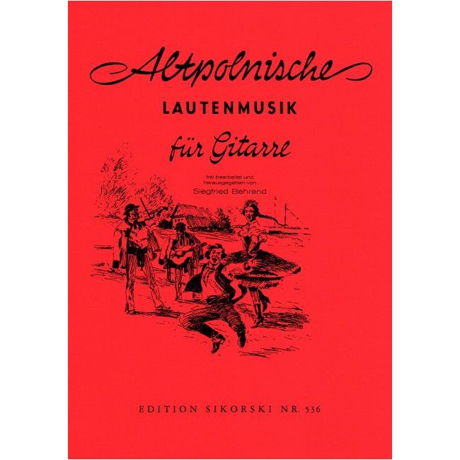 Alte europäische Lautenmusik für Gitarre
