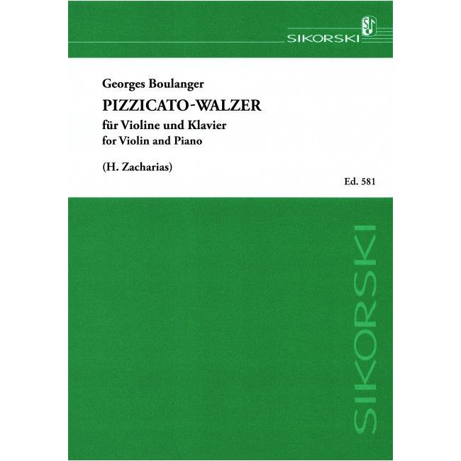 Boulanger, Georges - Pizzicato-Walzer