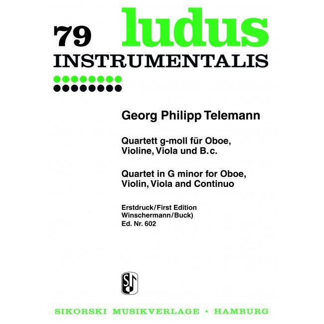 Telemann, Georg Philipp - Quartett TWV 43:g2