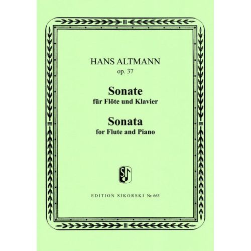 Altmann, Hans - Sonate op. 37