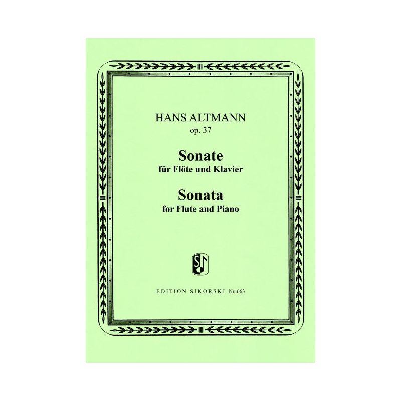 Altmann, Hans - Sonate op. 37