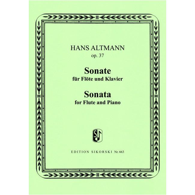 Altmann, Hans - Sonate op. 37