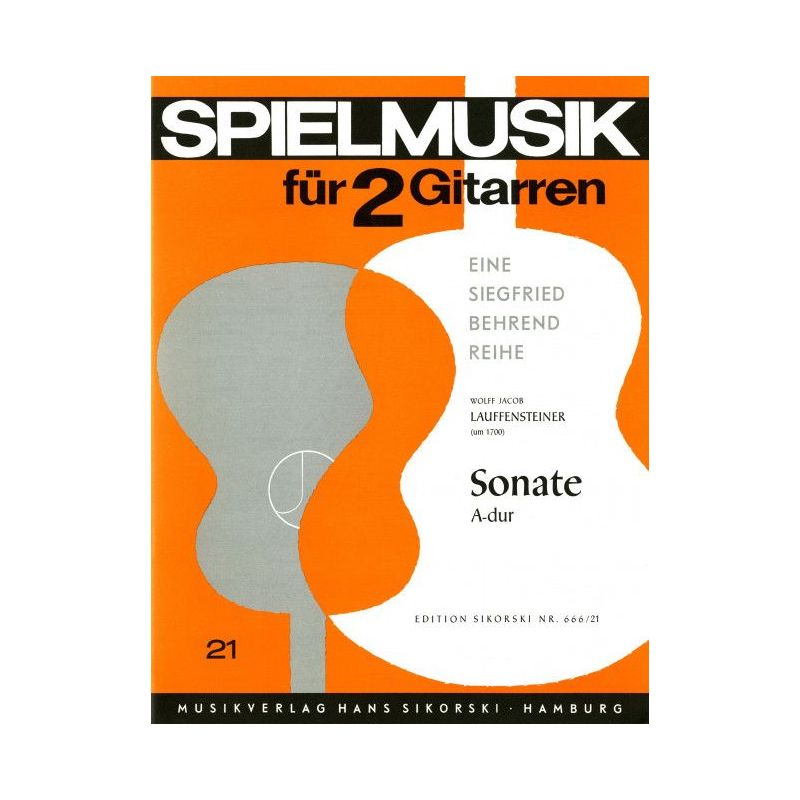 Lauffensteiner, Wolff Jakob - Sonate