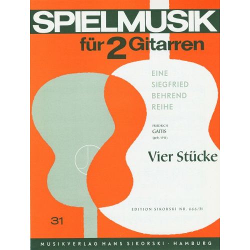 Gaitis, Friedrich - 4 Stücke