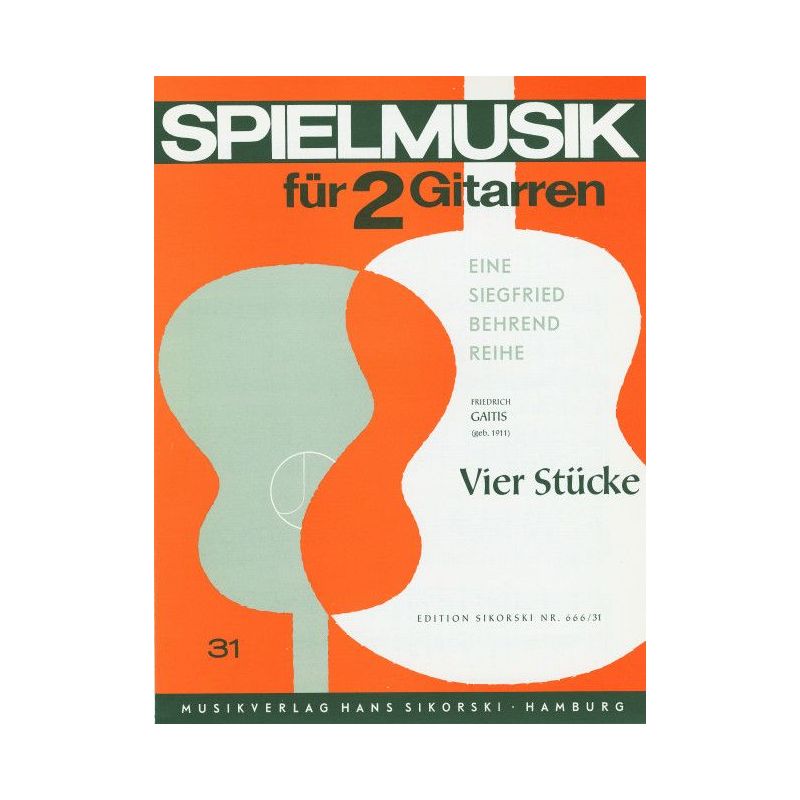 Gaitis, Friedrich - 4 Stücke