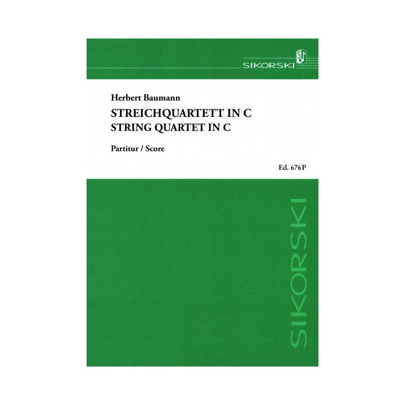 Baumann, Herbert - Streichquartett in C