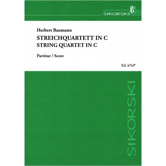 Baumann, Herbert - Streichquartett in C