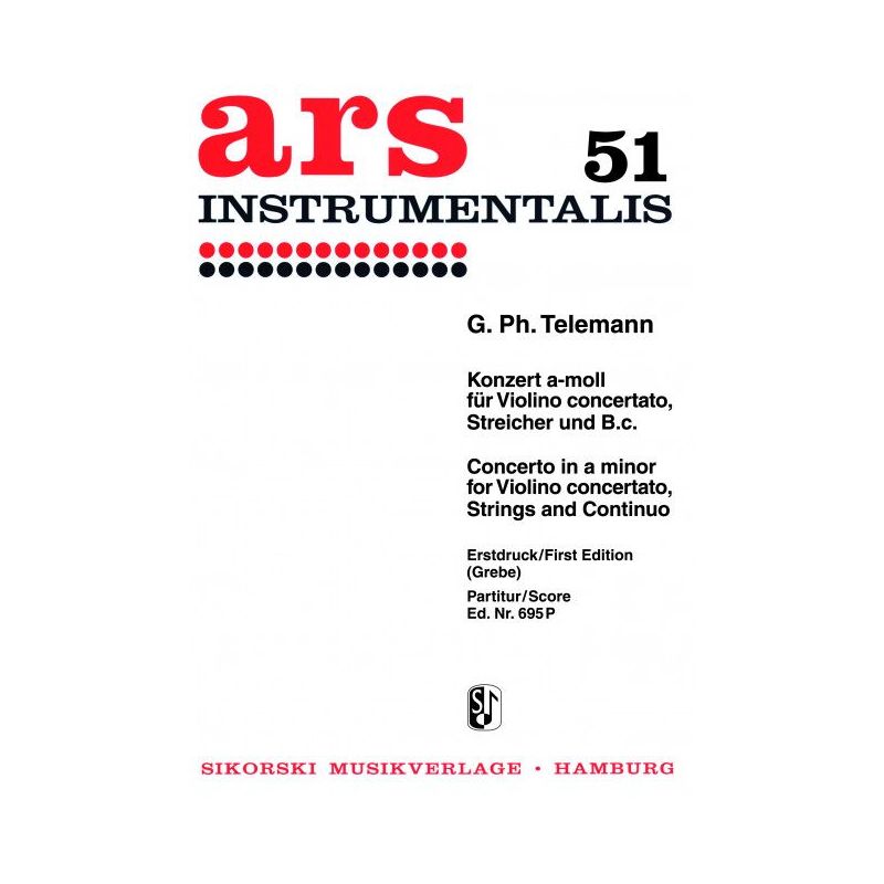 Telemann, Georg Philipp - Konzert TWV 51:a1