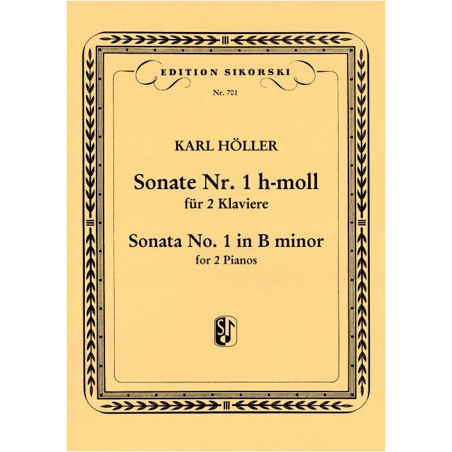 Hoeller, Karl - Sonate Nr. 1