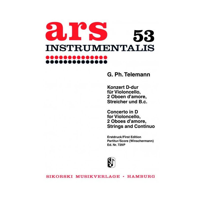 Telemann, Georg Philipp - Konzert TWV 53:D3
