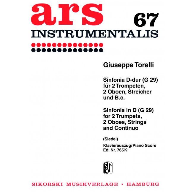Torelli, Giuseppe - Sinfonia G 29