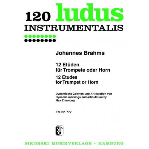 Brahms, Johannes - 12 Etüden