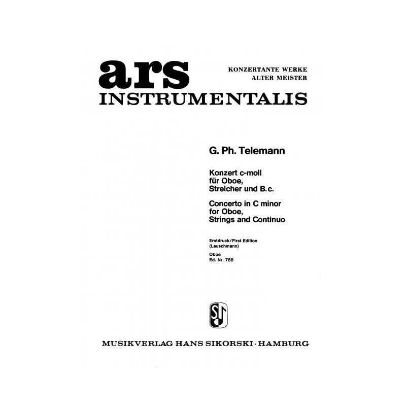 Telemann, Georg Philipp - Konzert TWV 51:c2