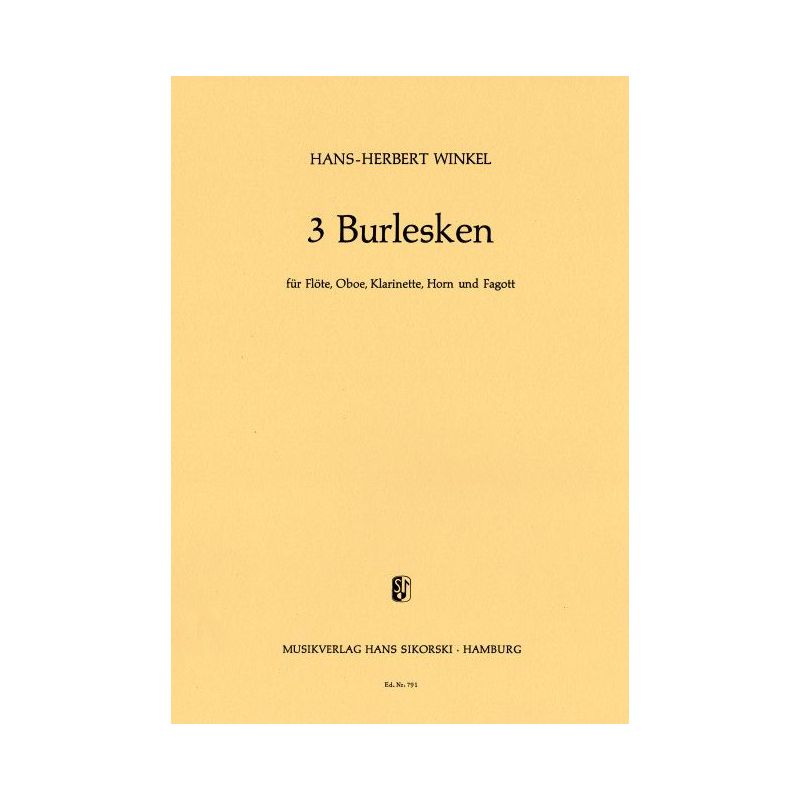 Winkel, Hans-Herbert - 3 Burlesken