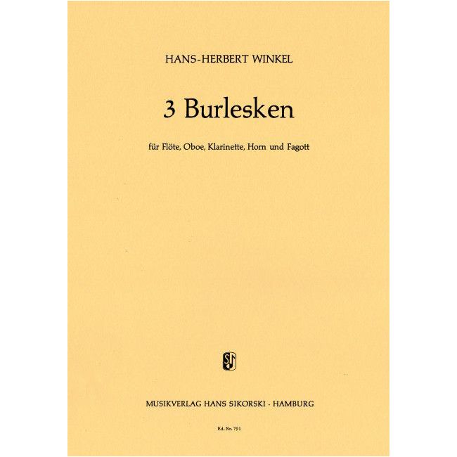 Winkel, Hans-Herbert - 3 Burlesken