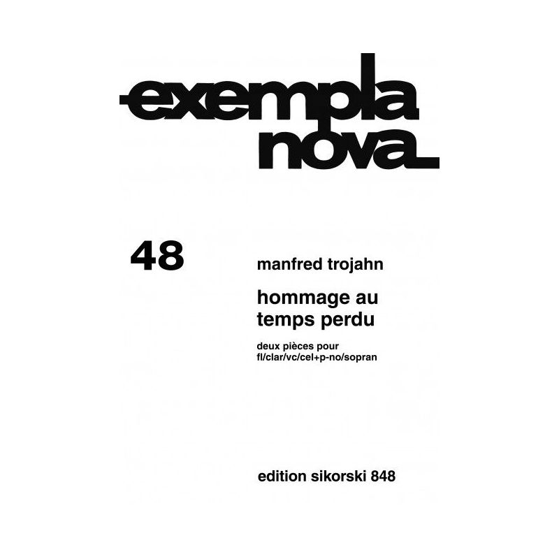 Trojahn, Manfred - Hommage au temps perdu 48