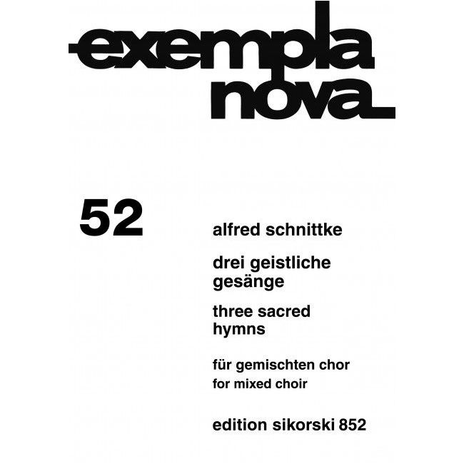 Schnittke, Alfred - Three Sacred Hymns 52