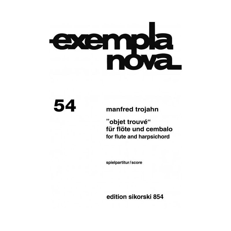 Trojahn, Manfred - Objet trouvé 54