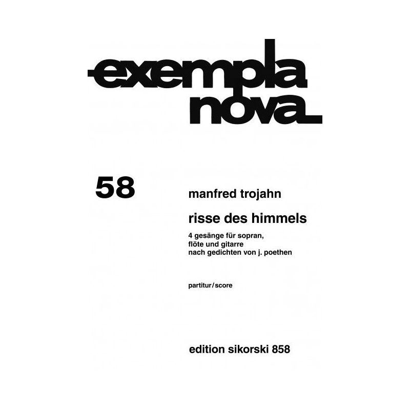 Trojahn, Manfred - Risse des Himmels 58