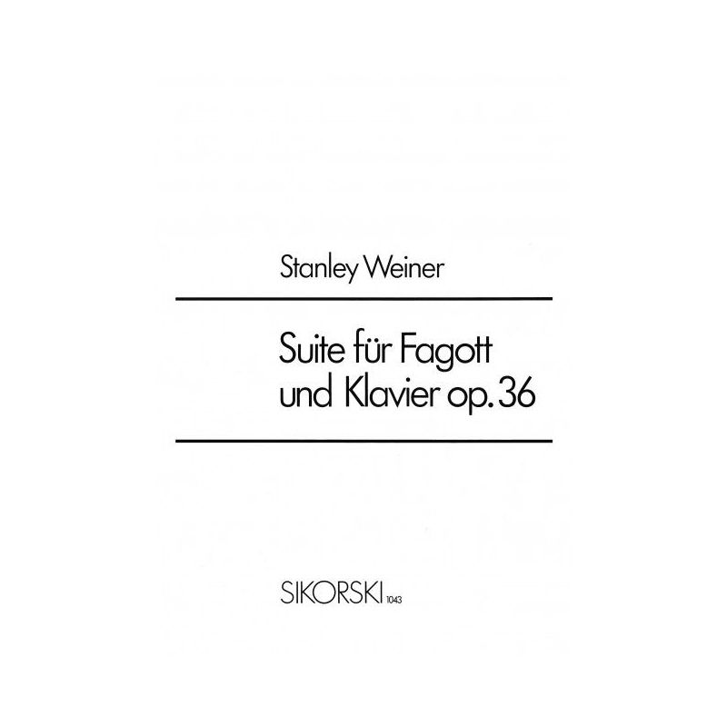 Weiner, Stanley - Suite op. 36