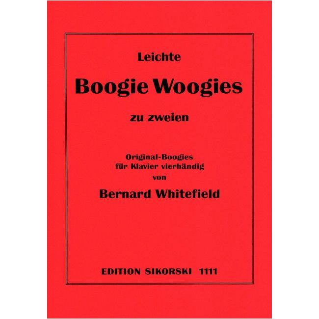Whitefield, Bernhard - Leichte Boogie-Woogies zu zweien