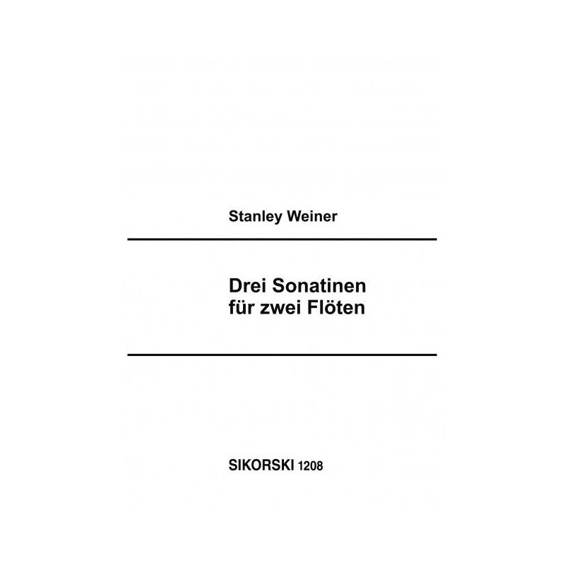 Weiner, Stanley - 3 Sonatinen op. 98