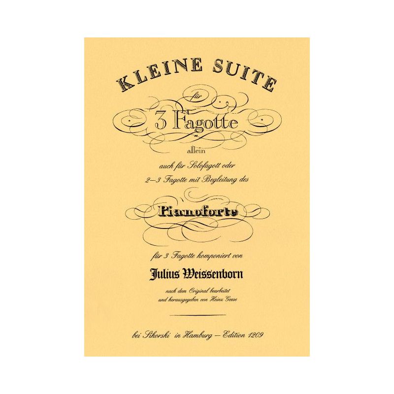 Weissenborn, Julius - Kleine Suite