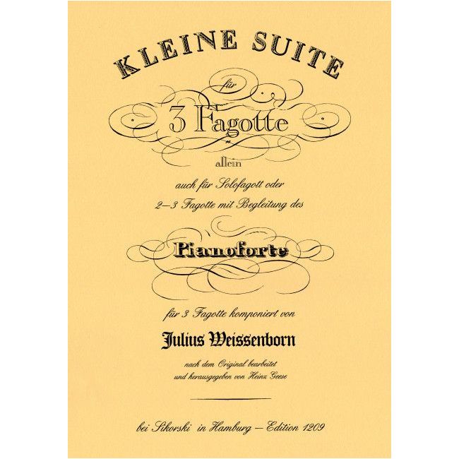 Weissenborn, Julius - Kleine Suite