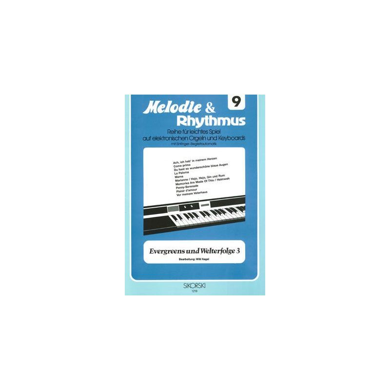 Melodie & Rhythmus, Heft 9: Evergreens und Welterfolge 3