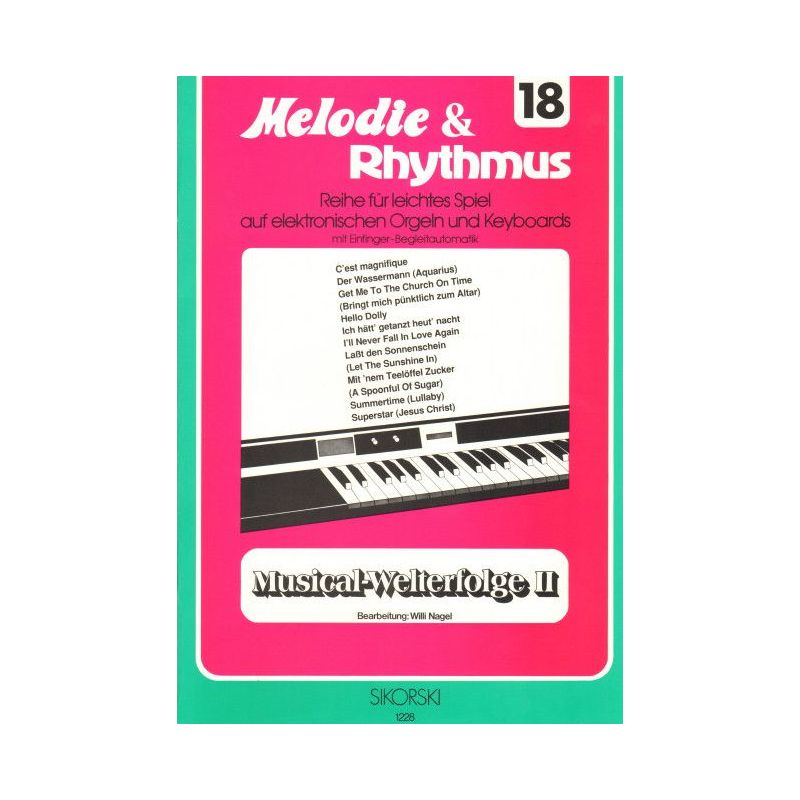 Melodie & Rhythmus, Heft 18: Musical-Welterfolge 2