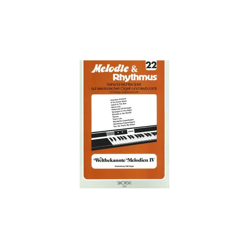 Melodie & Rhythmus, Heft 22: Weltbekannte Melodien 4