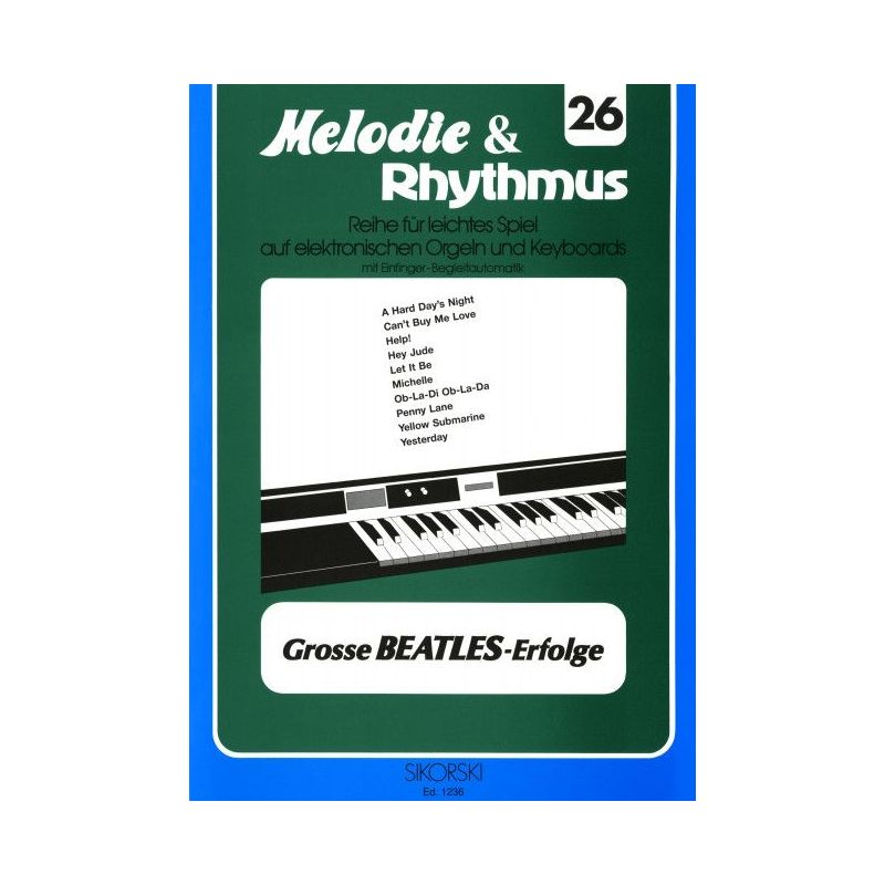 Melodie & Rhythmus, Heft 26: Große Beatles-Erfolge