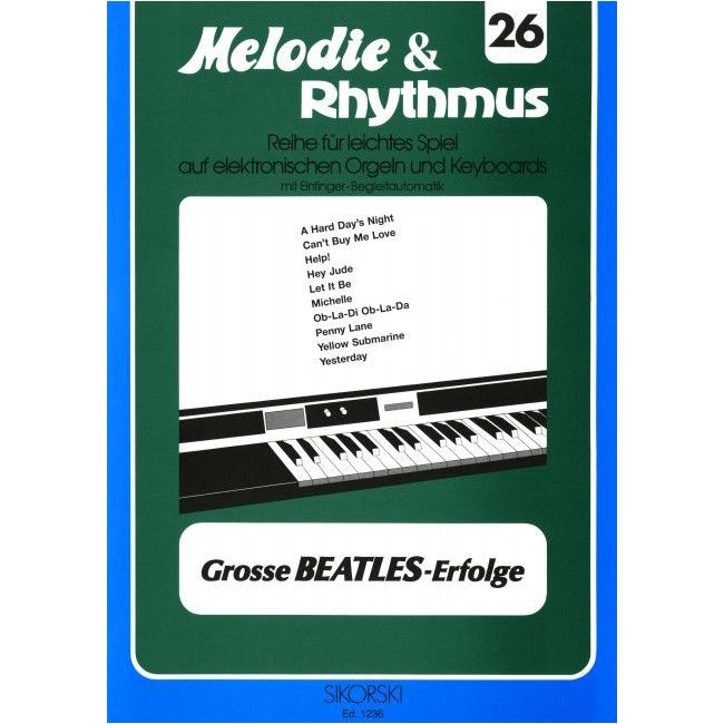 Melodie & Rhythmus, Heft 26: Große Beatles-Erfolge