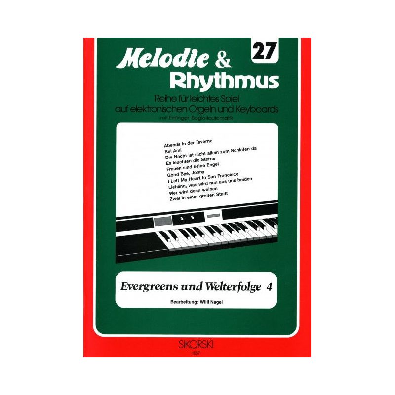 Melodie & Rhythmus, Heft 27: Evergreens und Welterfolge 4
