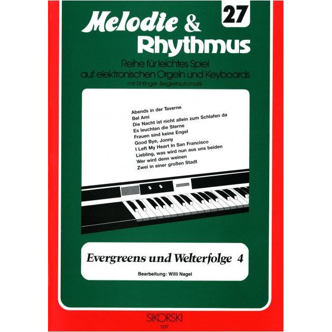 Melodie & Rhythmus, Heft 27: Evergreens und Welterfolge 4