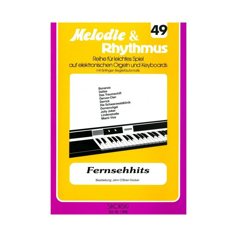 Melodie & Rhythmus, Heft 49: Fernsehhits