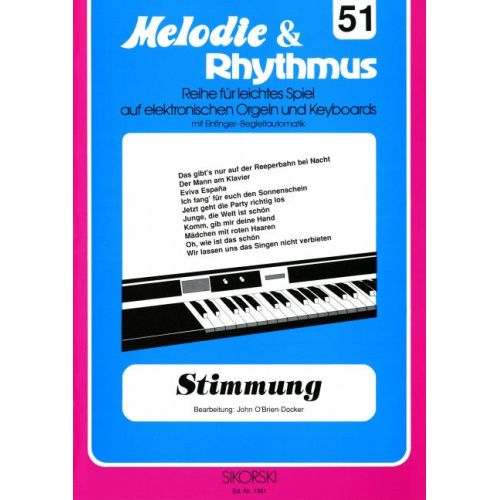 Melodie & Rhythmus, Heft...