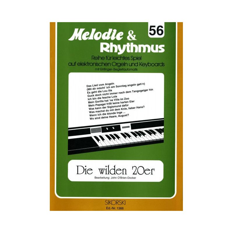 Melodie & Rhythmus, Heft 56: Die wilden 20er