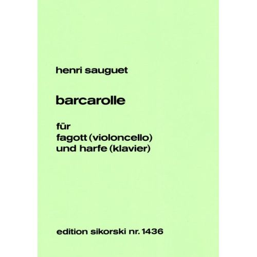 Sauguet, Henri - Barcarolle