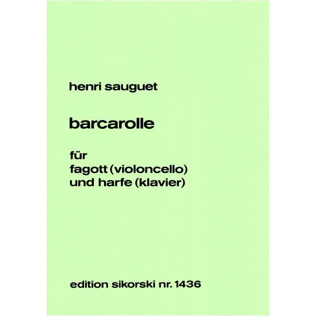 Sauguet, Henri - Barcarolle
